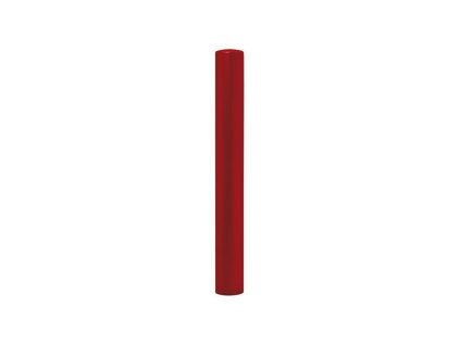 Jednoduchý zahrazovací sloupek Carrefour Ø 114 mm, barva vínová RAL3004 204395.3004