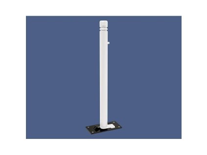 Sklopný sloupek Solibloc Ø 76 mm, barva bílá RAL9010 206674.9010