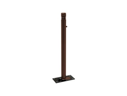 Sklopný sloupek Solibloc Ø 76 mm, barva hnědá RAL8017 206674.8017