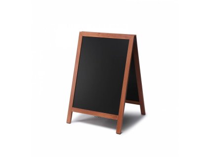 Dřevěné áčko s křídovou tabulí 55x85, světle hnědé ZPCHBLB55x85