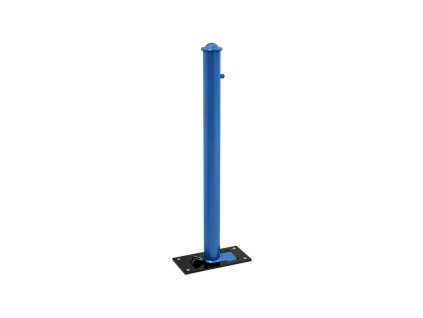 Sklopný sloupek Solibloc Ø 76 mm, barva modrá RAL5010, hlavice Agora 206675.5010