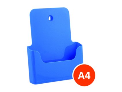 Stolní stojánek na letáky A4, modrý, balení 24ks