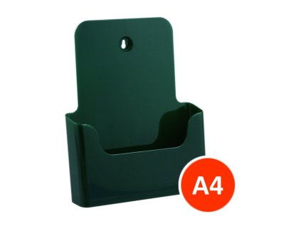 Stolní stojánek na letáky A4, zelený, balení 24ks