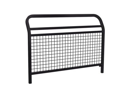 Zábradlí Conviviale s mříží délka 1500 mm, barva černá RAL9005 206293.9005