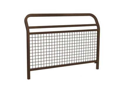 Zábradlí Conviviale s mříží délka 1500 mm, barva hnědá RAL8017 206293.8017