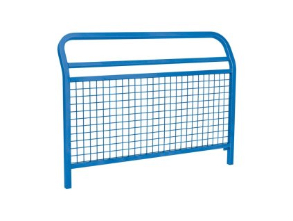 Zábradlí Conviviale s mříží délka 1500 mm, barva modrá RAL5010 206293.5010