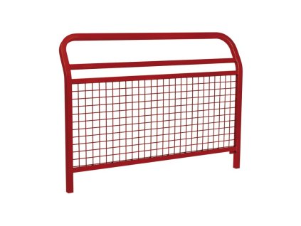 Zábradlí Conviviale s mříží délka 1500 mm, barva vínová RAL3004 206293.3004