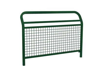 Zábradlí Conviviale s mříží délka 1500 mm, barva zelená RAL6005 206293.6005