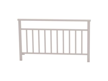 Zábradlí Benátky, délka 1500 mm, svislé příčky, barva šedá RAL7044 206828.7044