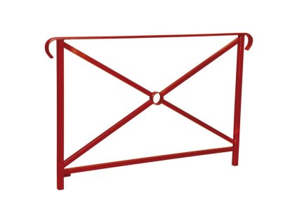 Zábradlí Héritage, délka 1500 mm, dvě madla, jednoduchý kříž, barva vínová RAL3004 206151.3004