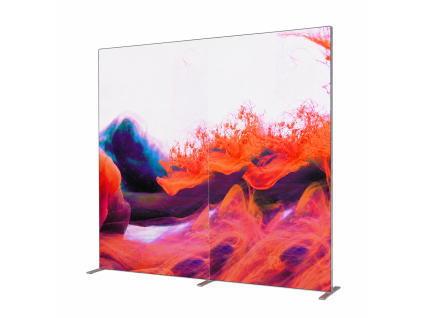 Stěna FlexFrame 200x230 cm, stříbrný rám + oboustranný tisk FFW100X230X2-STFR2000X2300SSKX2