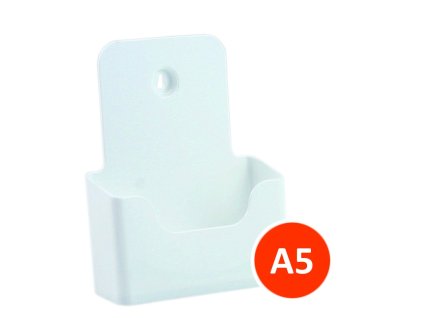 Stolní stojánek na letáky A5, bílý