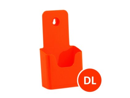 Stolní stojánek na letáky DL, oranžový
