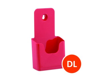 Stolní stojánek na letáky DL, červený