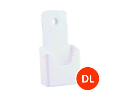 Stolní stojánek na letáky DL, bílý