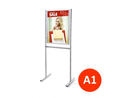 Stojan Info Board s klaprámem A1, jednostranný