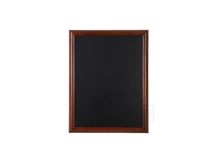 Dřevěná reklamní tabule Premium, 40x50 cm, tmavě hnědá