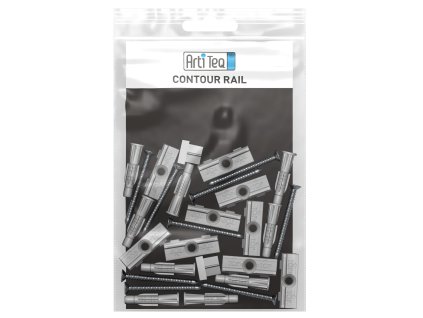 Montážní set pro Contour Rail délky 3 m, bílý 30.31330