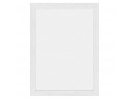 Křídová reklamní tabule bílá Woody White, bílý rám 30 x 40 cm, měkké dřevo WBW-WT-30-40