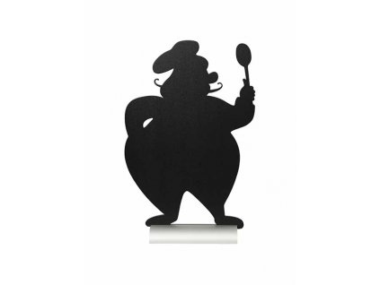 Křídový menu stojánek Silhouette s piktogramem "šéfkuchař" FBTA-CHEF