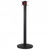 Bariérový sloupek bez flexi pásu, černý, kónická základna STOP80