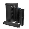 Reklamní stěna Pop Up Magnetic Premium Black 3x4 - oblá + pultík na kolečkách 5907451666340