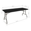 Skládací eventový stůl 180 x 75 cm - černý 5907451666999