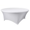 Potah pro eventový stůl kulatý Ø 183 cm - bílý 5907451666234