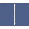 Zahrazovací ocelový sloupek Province Ø 76 mm, barva bílá RAL9010, hlavice Agora 206304.9010