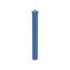 Zahrazovací ocelový sloupek Province Ø 114 mm, barva modrá RAL5010, hlavice Agora 206497.5010