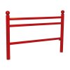 Zábradlí Trio délka 1572 mm, hlavice Boule, barva červená RAL3020 206181.3020
