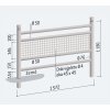 Zábradlí Linea 1572 mm