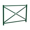 Zábradlí Orléans délka 1470 mm, jednoduchý kříž, barva zelená RAL6005 206216.6005