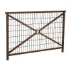 Zábradlí Lisabon s madlem, délka 1500 mm, mřížka, barva hnědá RAL8017 206221.8017