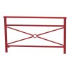 Zábradlí Benátky, délka 1500 mm, jednoduchý kříž, barva vínová RAL3004 206826.3004