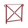 Zábradlí Héritage, délka 800 mm, dvě madla, jednoduchý kříž, barva vínová RAL3004 206150.3004