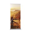 Roll Up banner Premium 85x220 cm - včetně tisku - No Curl 220 g/m2