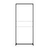 Stěna FlexFrame 100x230 cm, černý rám + brašna, bez tisku FFWBL100x230