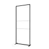 Stěna FlexFrame 100x250 cm, černý rám + brašna, bez tisku FFWBL100x250