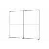 Stěna FlexFrame 200x200 cm, stříbrný rám + oboustranný tisk FFW100X200X2-STFR2000X2000SSKX2
