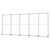 Stěna FlexFrame 500x200 cm, stříbrný rám + oboustranný tisk FFW100X200X5-STFR5000X2000SSKX2