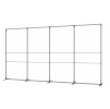 Stěna FlexFrame 400x230 cm, stříbrný rám + oboustranný tisk FFW100X230X4-STFR4000X2300SSKX2