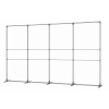 Stěna FlexFrame 400x250 cm, stříbrný rám + oboustranný tisk FFW100X250X4-STFR4000X2500SSKX2