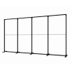 Stěna FlexFrame 400x200 cm, černý rám + oboustranný tisk FFWBL100X200X4-STFR4000X2000SSKX2
