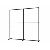 Stěna FlexFrame 200x230 cm, černý rám + oboustranný tisk FFWBL100X230X2-STFR2000X2300SSKX2