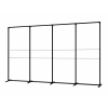 Stěna FlexFrame 400x230 cm, černý rám + oboustranný tisk FFWBL100X230X4-STFR4000X2300SSKX2