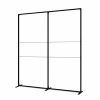 Stěna FlexFrame 200x250 cm, černý rám + oboustranný tisk FFWBL100X250X2-STFR2000X2500SSKX2