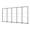 Stěna FlexFrame 500x250 cm, černý rám + oboustranný tisk FFWBL100X250X5-STFR5000X2500SSKX2