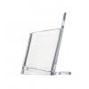 Stolní stojánek na vizitky, jednoduchý - transparentní BCHT.1.TRA