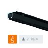 Stropní závěsná lišta Top Rail, černá - 300 cm